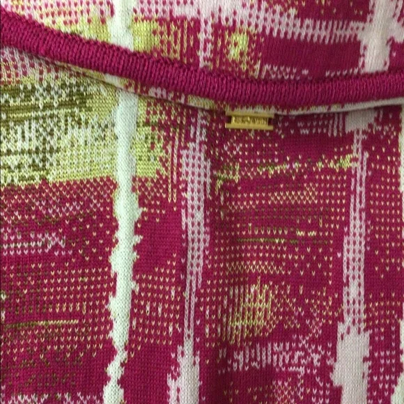 St John Wool blend Knit zip front light weight Jacket - Picture 4 of 4